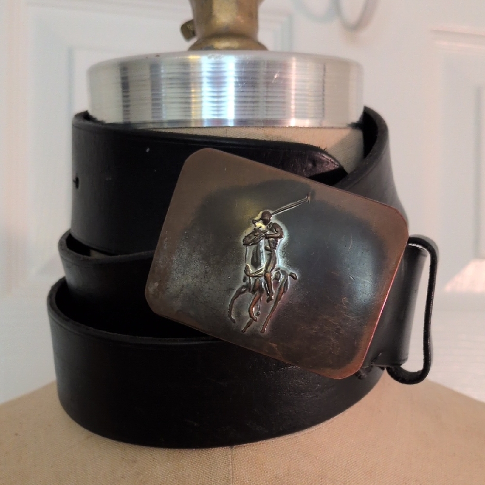 Polo Ralph Lauren Plaque Belt 38